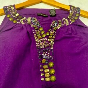 New York and company linen and rayon dress